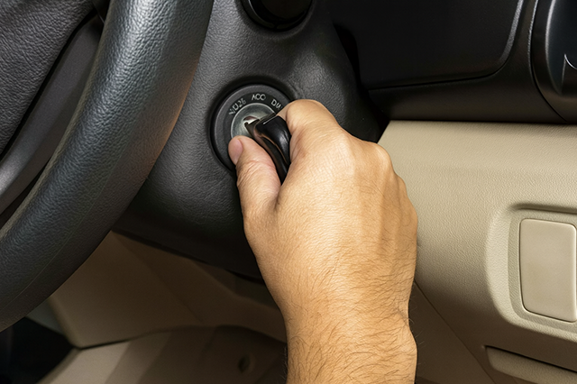 Automotive locksmith repairing car ignition on-site in Kirkland WA